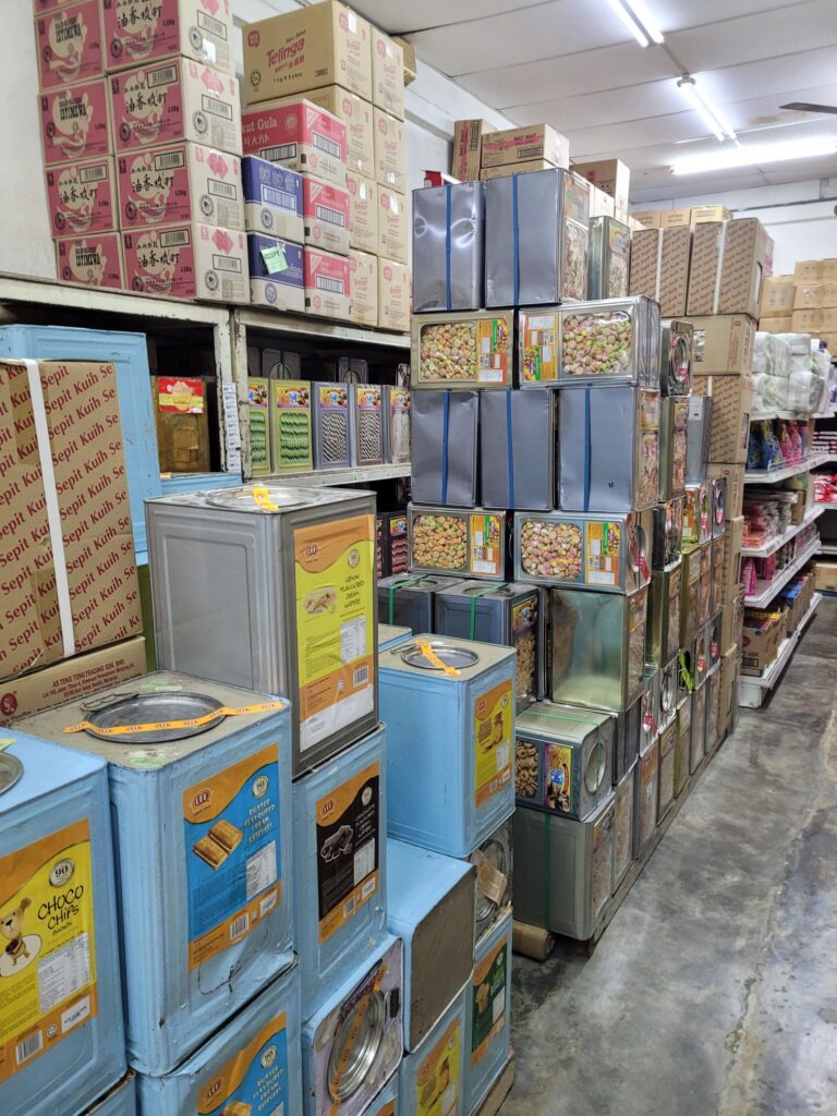 old school biscuit tins