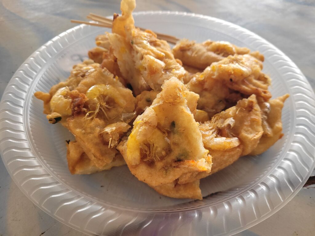 prawn fritters