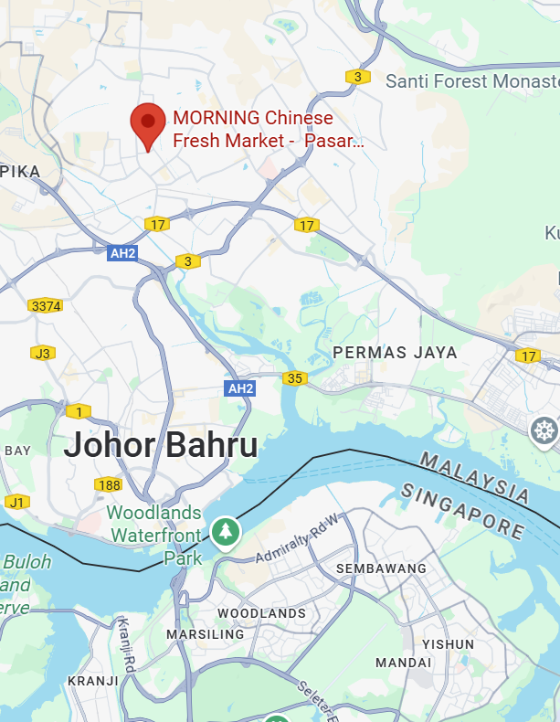 location on google maps of pasar pagi